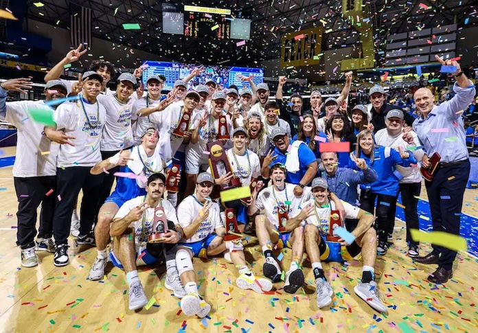 Again-to-back for UCLA as Bruins high Seaside for NCAA volleyball title