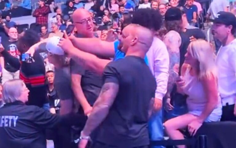 Fan Takes Nasty Fall in Entrance of Randy Orton at UFC Combat Night time