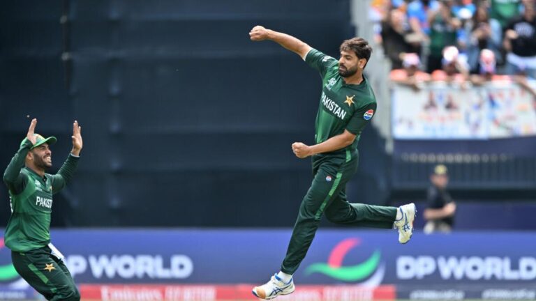 Haris Rauf scripts file, turns into quickest quick bowler to choose 100 wickets in T20Is throughout PAK vs CAN T20 World Cup match