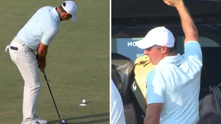 Rory McIlroy misses putt on Gap 18, Bryson DeChambeau wins second title, video, highlights, golf information