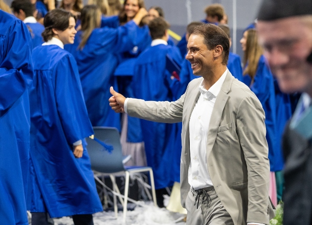 Nadal Salutes Graduating Class of Rafa Nadal Academy