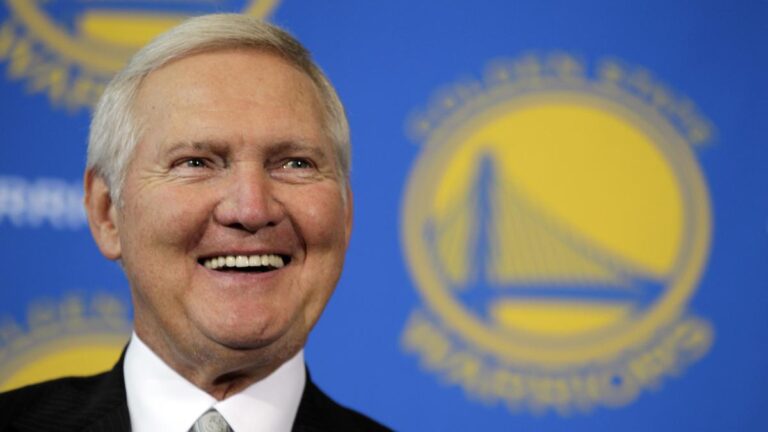 Basketball legend Jerry West, inspiration for NBA emblem, dies at 86