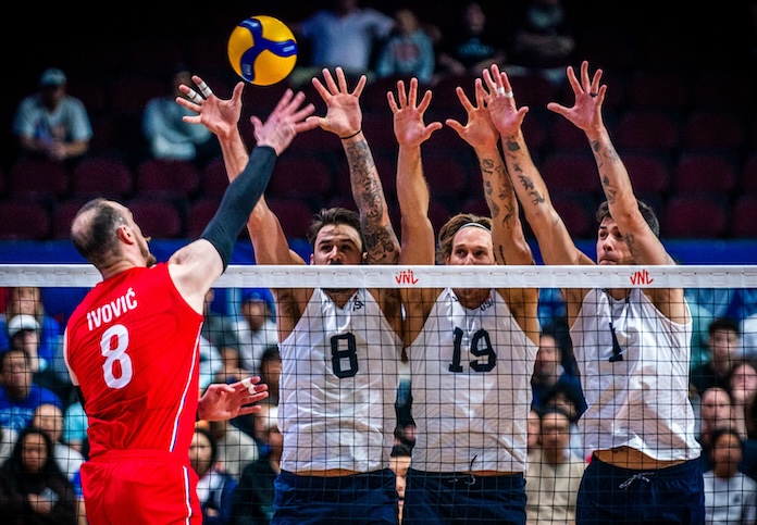 USA males beat Serbia, end Volleyball Nations League 2nd spherical vs. Canada