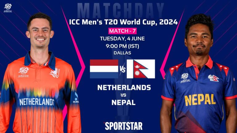 Netherlands vs Nepal LIVE Rating, T20 World Cup 2024: Paudel, Shah look to stabilise after two fast wickets in NED vs NEP