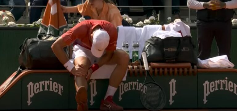 Novak Djokovic’s Proper Knee May Drive Him Out Of The French Open