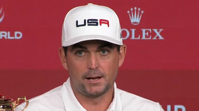 Keegan Bradley named Ryder Cup captain for USA, press convention, Zach Johnson, group, alternatives