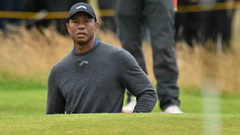 Tiger Woods Open Championship 2024 rating spherical one, response, place, video, Royal Troon