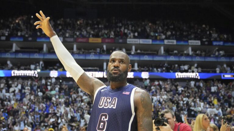 LeBron rescues USA from South Sudan shock in Paris Olympic warm-up