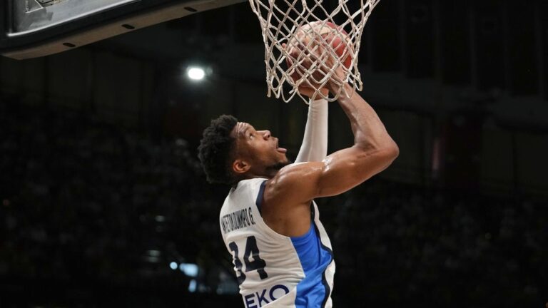 Giannis Antetokounmpo, Greece beat Luka Doncic, Slovenia to advance to Olympic qualifying ultimate