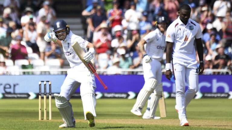 Ton-up Pope leads England to 416 all out in opposition to West Indies in second Take a look at