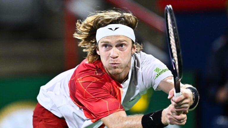 Rublev beats top-seeded defending champion Sinner to achieve Montreal semifinals