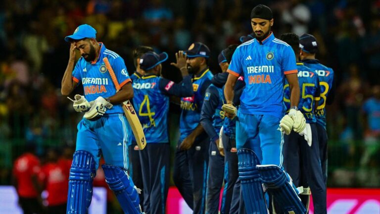 IND vs SL, 1st ODI: India fumbles chase as Sri Lankan bowlers power a tie