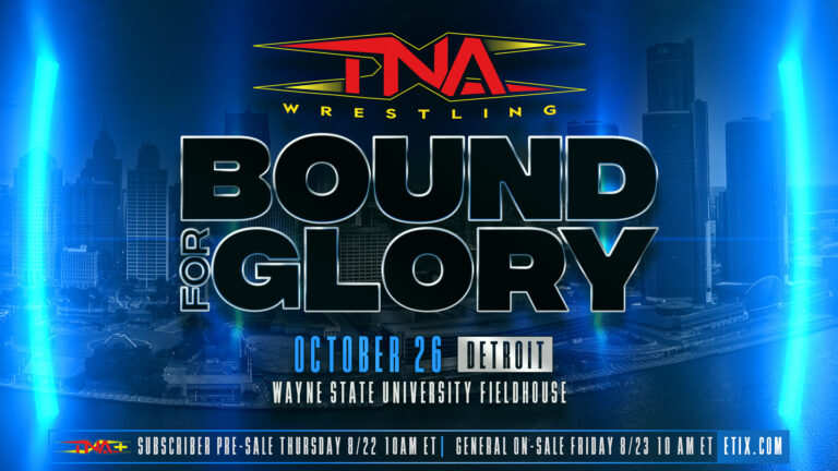 TNA Certain For Glory Is Coming to Detroit on Saturday, October 26 – TNA Wrestling