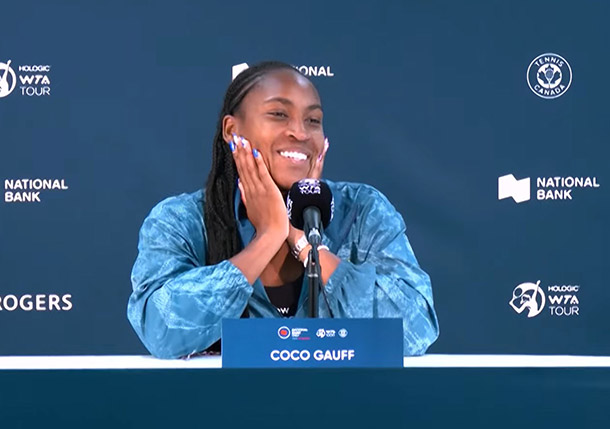 Coco Gauff, on How Olympics Monitor & Subject Has Impressed Her and Given Her Perspective