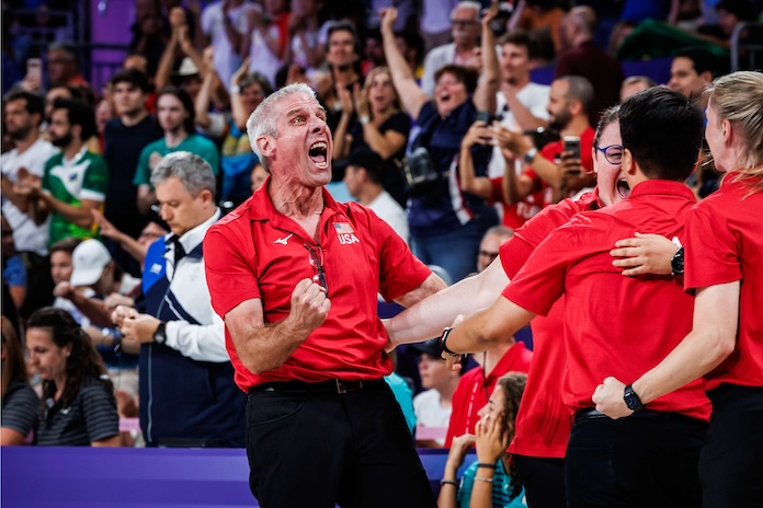 Going for gold! USA girls defeat Brazil in 5 in Olympics volleyball semifinals