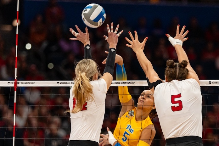 After three NCAA nationwide volleyball semis in a row, No. 4 Pitt goals larger