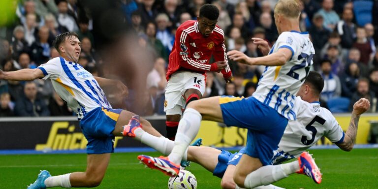 Man Utd star who received 6 duels was the shining gentle vs Brighton