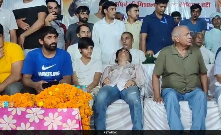 Drained Vinesh Phogat Falls Sick Throughout Felicitation In Village, Bajrang Punia Involved. Watch