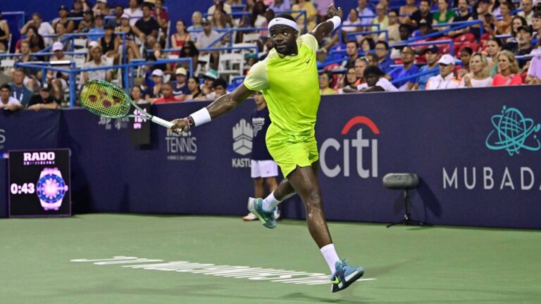 Frances Tiafoe upsets Andrey Rublev in entrance of raucous Washington crowd | ATP Tour