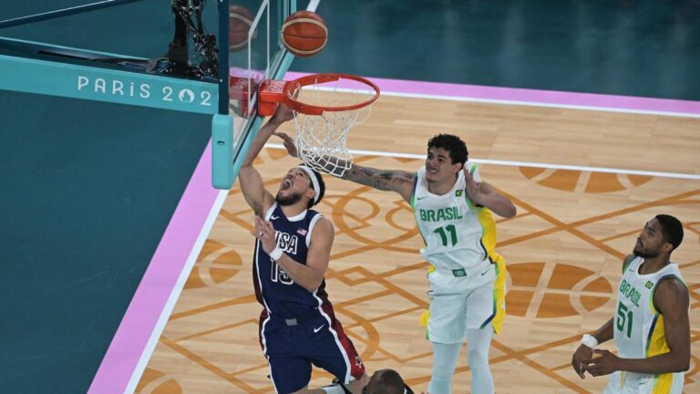 Paris Olympic 2024: US rolls into semifinals of basketball match, eases previous Brazil 122-87