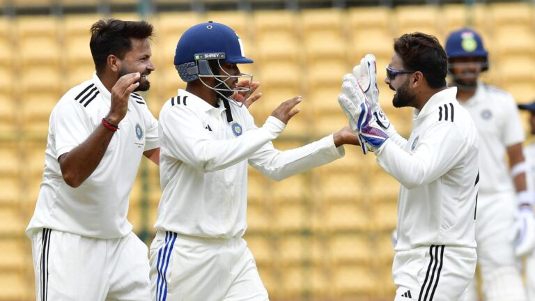 Duleep Trophy 2024: India B defeats Shubman Gill-led India A by 76 runs