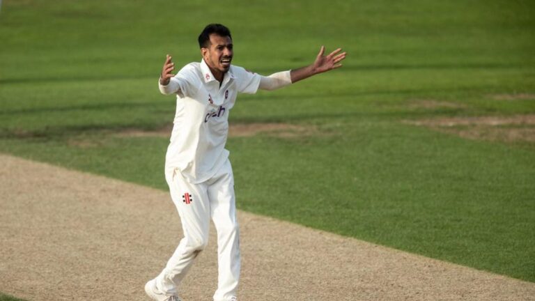 Yuzvendra Chahal picks five-wicket haul in county cricket