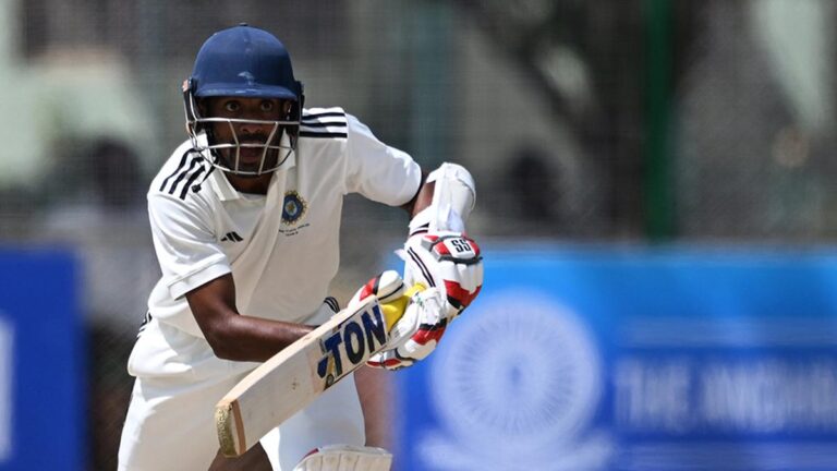 Duleep Trophy: Easwaran carries the bat for India B as India C’s Anshul Kamboj picks eight wickets