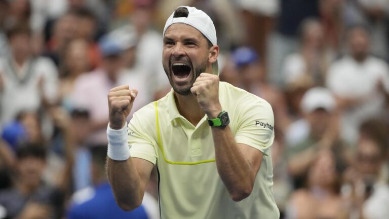 US Open 2024: Grigor Dimitrov outlasts Andrey Rublev to punch quarterfinal ticket