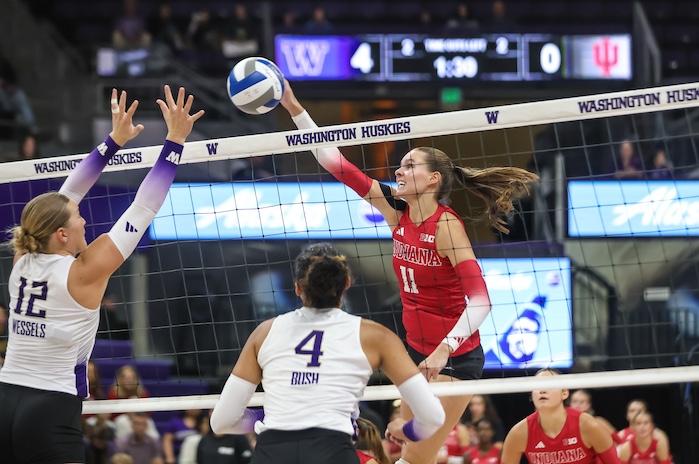 Volleyball At this time: Simply one other NCAA Friday, with array of upsets and reverse sweeps