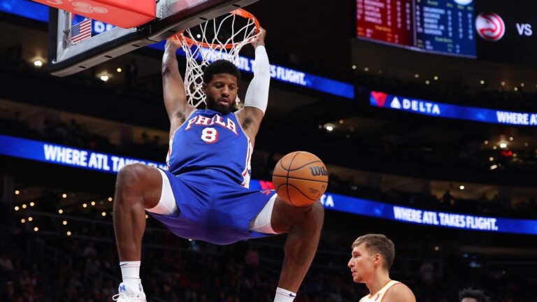 NBA: 76ers’ free agent pickup Paul George leaves pre-season win with hyperextended left knee