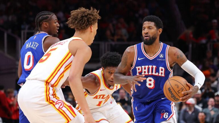 NBA: 76ers’ Paul George identified with bone bruise however no structural injury after hyperextending knee