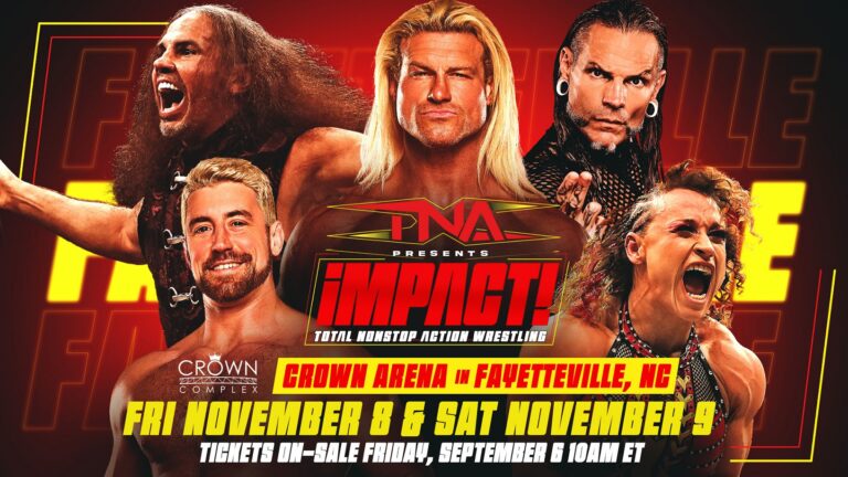 TNA Wrestling Returns To Fayetteville, NC For Two LIVE Professional Wrestling Reveals, November 8-9 – TNA Wrestling