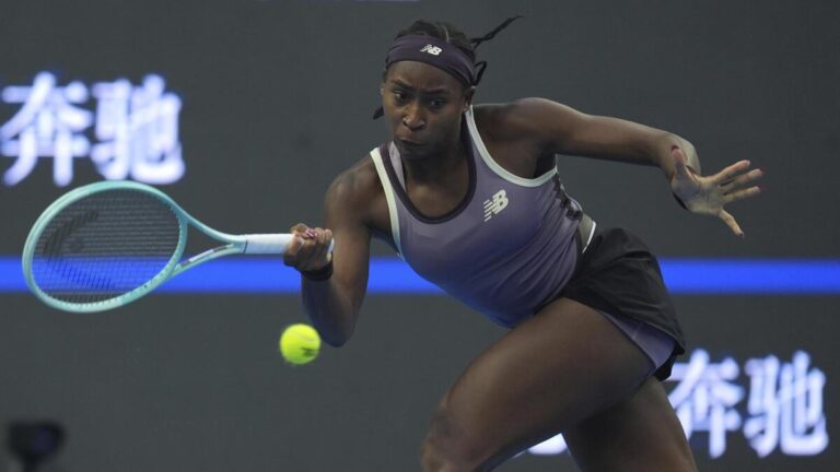 China Open: Coco Gauff fights again to succeed in closing