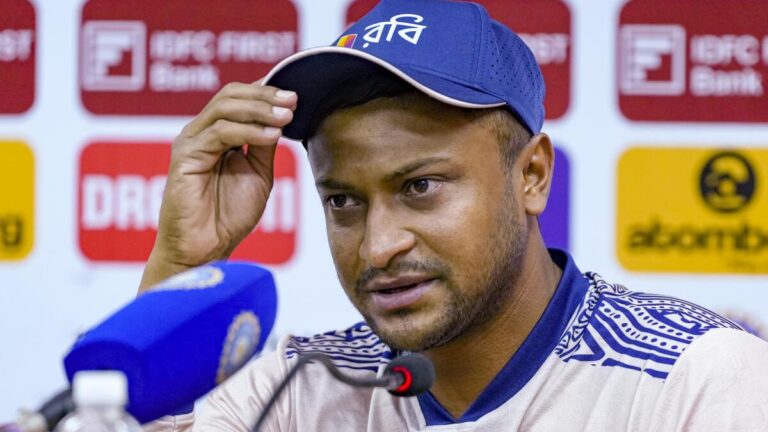 Shakib apologises for “silence” throughout civil unrest, residence farewell on playing cards