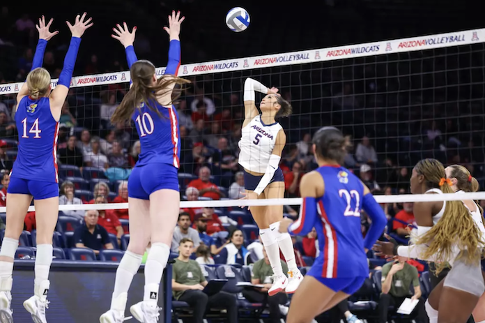 Volleyball Right now: Wilson, Arizona knock off Kansas; Utah sweeps BYU