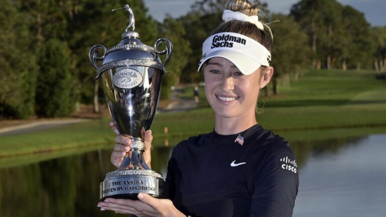 LPGA: Nelly Korda makes late push, wins seventh title of yr