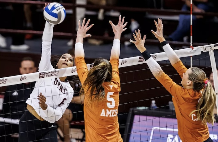 Volleyball Right now: ASU thumps Kansas; Skinner, Texas snap skid; USA pairs stoop in Brazil sand