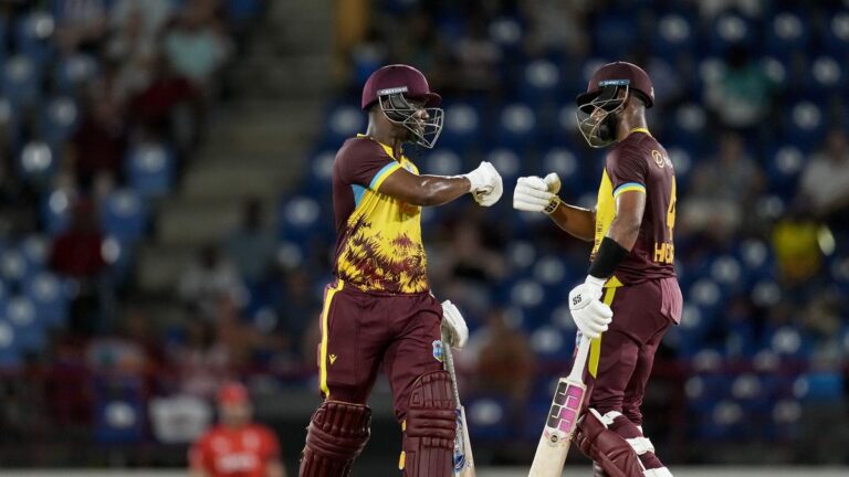 WI vs ENG, 4th T20I: West Indies chases down 219 to beat England by 5 wickets