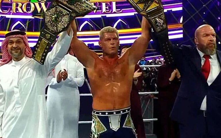 Cody Rhodes Beats GUNTHER Clear to Win WWE Crown Jewel Championship