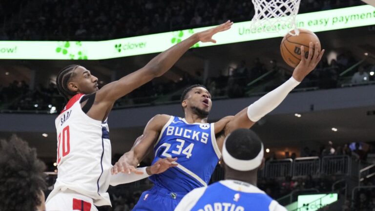 NBA 2024-25 roundup: Giannis Antetokounmpo’s triple-double lifts Bucks to sixth straight win