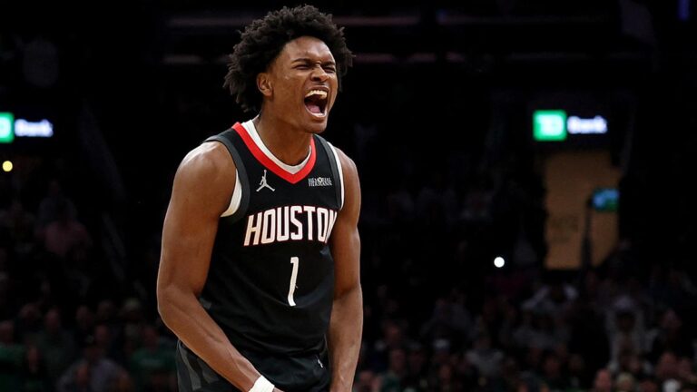 NBA roundup: Amen Thompson, Rockets sink Celtics late