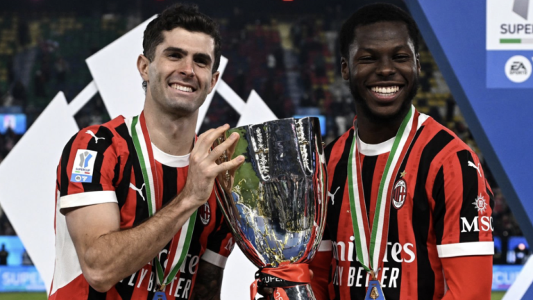 Christian Pulisic, Yunus Musah win Italian Tremendous Cup with AC Milan