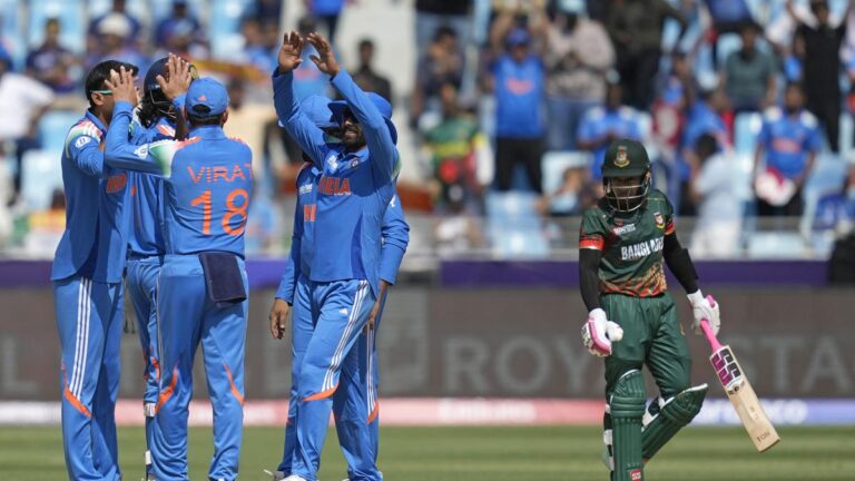 PowerPlay Catastrophe! Bangladesh Slumps to 39/5 as India’s Bowlers Dominate