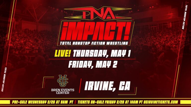 Two Nights of Complete Nonstop Motion Are Headed to Irvine, CA on Might 1 & 2 – TNA Wrestling