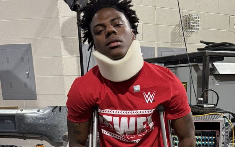 IShowSpeed Leaves WWE Royal Rumble on Crutches and a Neck Brace After Brutal In-Ring Beatdown