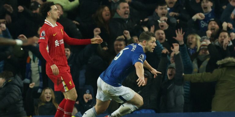 Everton 2-2 Liverpool participant scores as Tarkowski snatches dramatic level