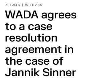 Sinner Settles With WADA, Accepts 3-Month Ban, Gained’t Miss Rome, Gained’t Miss French Open