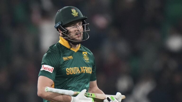 Champions Trophy 2025: Miller admits travelling forwards and backwards wasn’t supreme after South Africa’s semis exit