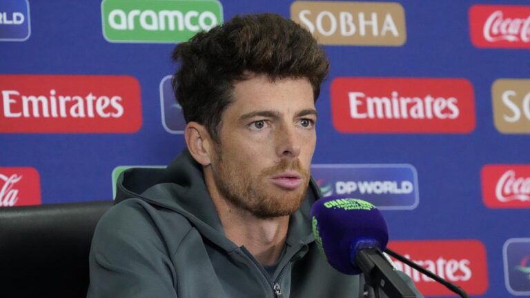 ‘Little bit of a logistical problem, however everybody’s skilled about it’ – Mitchell Santner on shuttling between Dubai and Pakistan throughout Champions Trophy