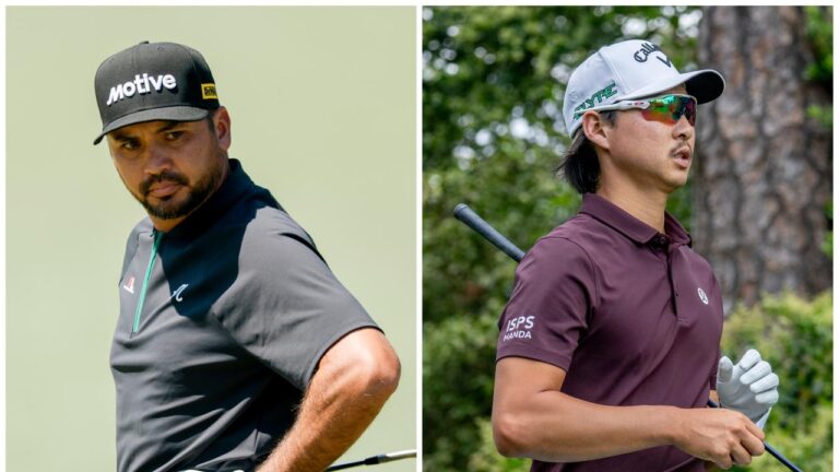 Spherical 4 leaderboard, dwell scores, Jason Day high ten, Min Woo Lee hole-out from bunker